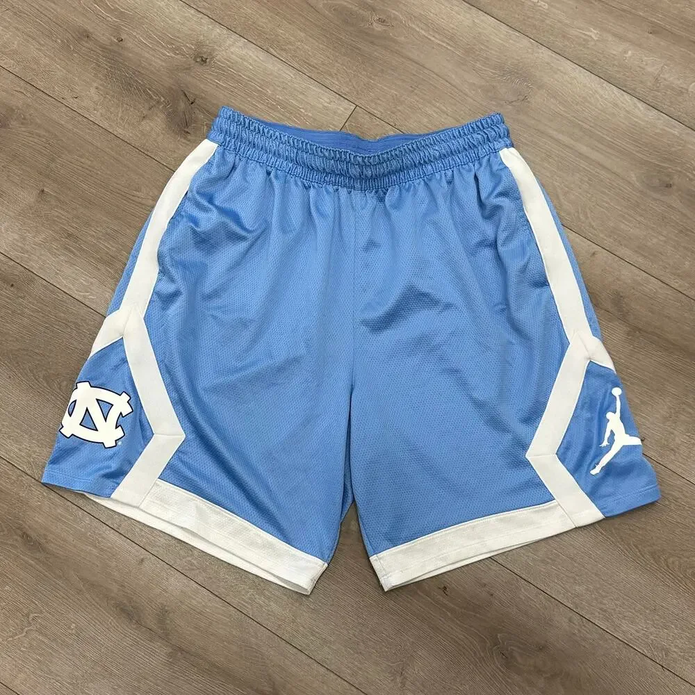Jordan Brand Carolina Blue North Carolina Tar Heels Knit Shorts sz XL